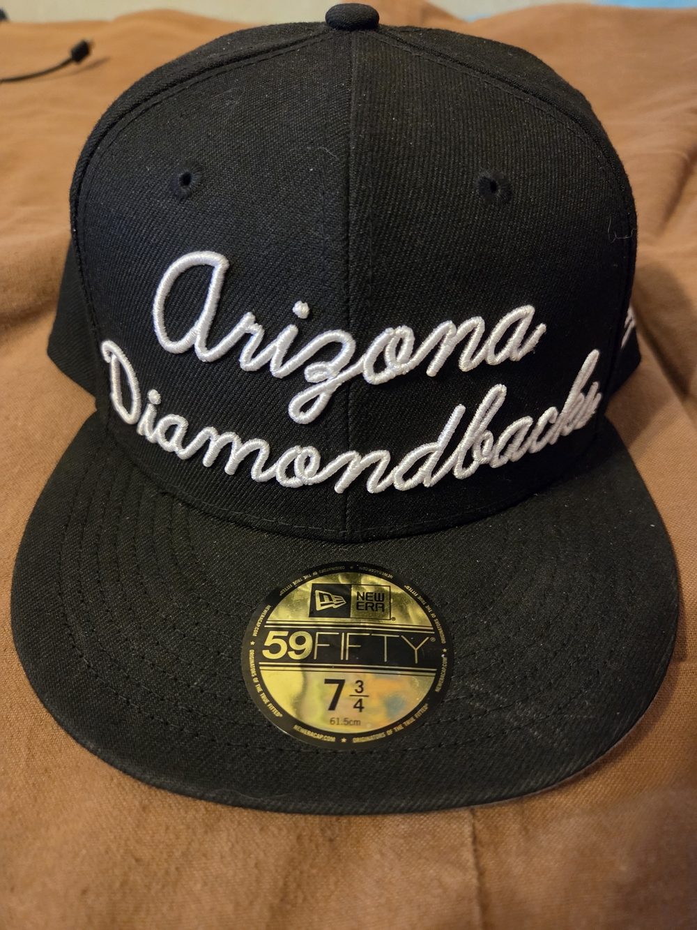 Arizona Diamondbacks New Era 59FIFTY Fitted Cap - Black & White